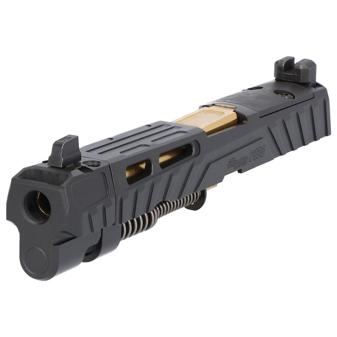 Sig Sauer P320 Spectre Comp 9mm 4.6" Optic Ready Slide & Gold Threaded Barrel Assembly w/XRAY3 8901002