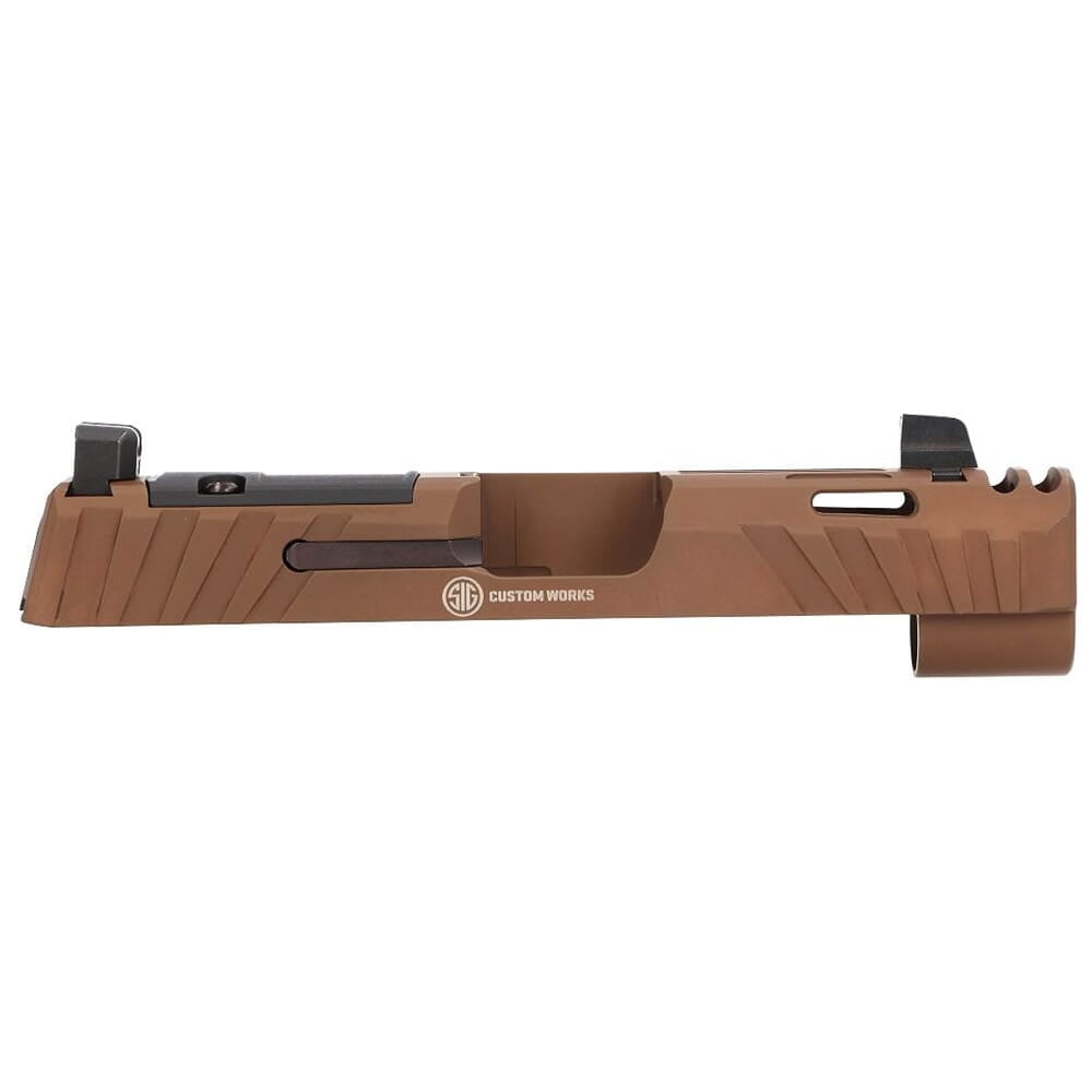Sig Sauer P365X Spectre 9mm 3.1"  Bbl Coyote Tan Slide Assembly w/XRAY3 Suppressor Sights & Integrated Compensator 8901048
