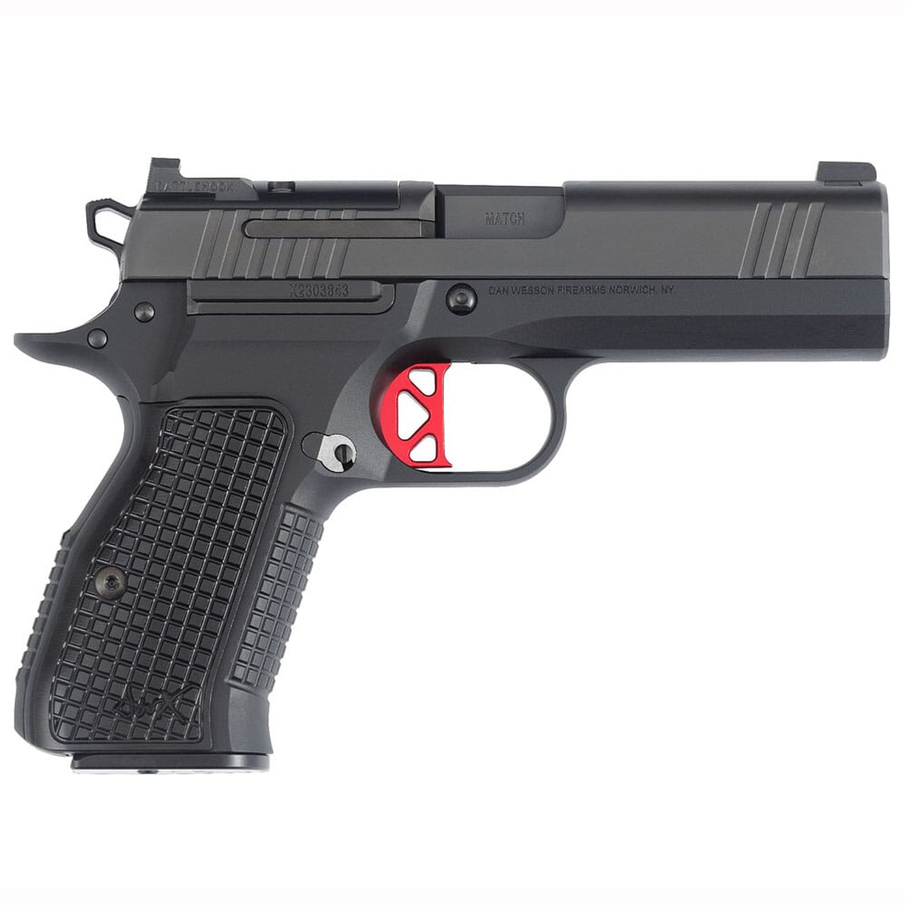 Dan Wesson DWX 9mm 5" Bbl 15rd Optic Ready Black Pistol w/ Night Sights 92104