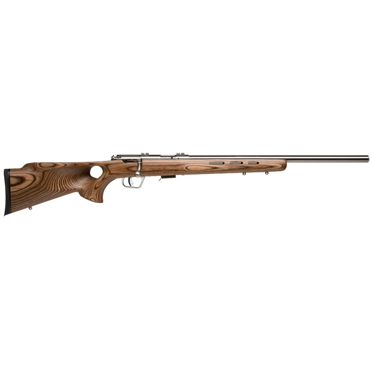 Savage Arms 93 BTVS .22 WMR 21" 1:16" Bbl Brown Laminate BA Rifle w/(1) 5rd Mag & Thumbhole Stock 94725