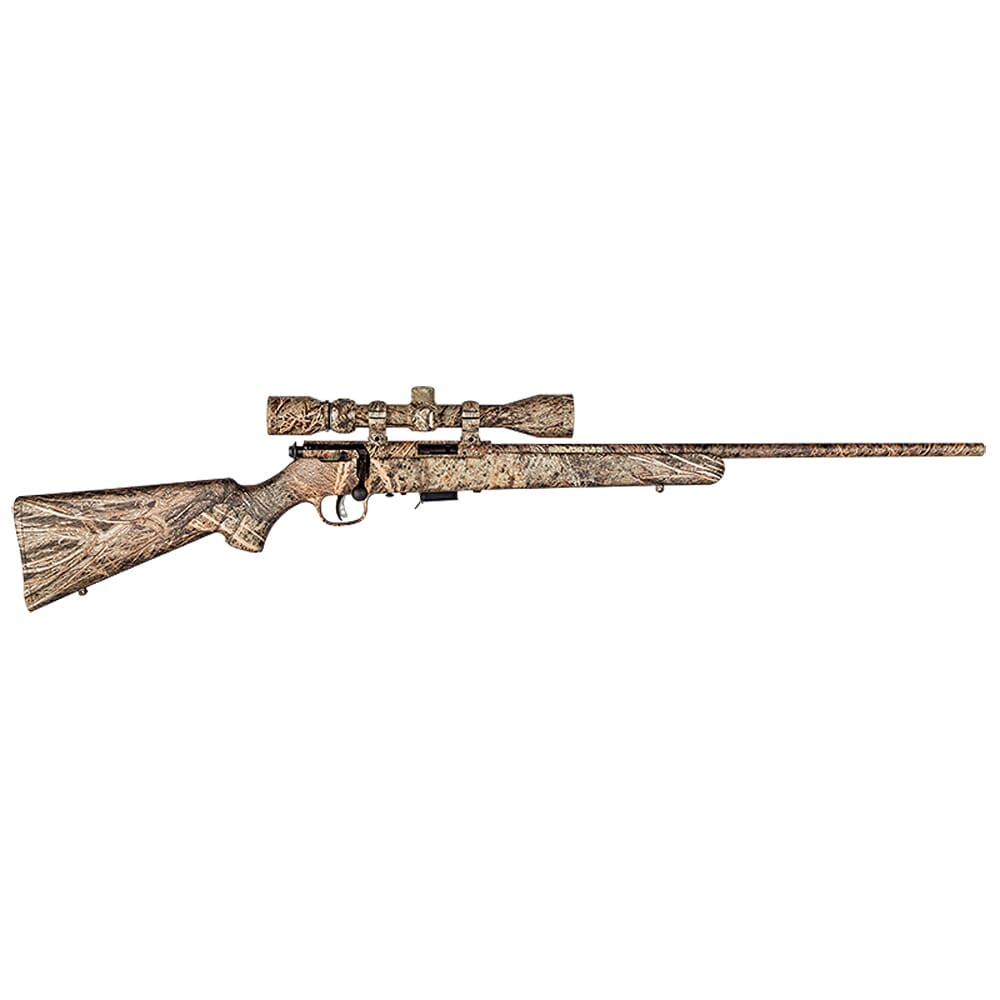 Savage Arms 93R17 XP Brush Camo .17 HMR 21" 1:9" Bbl Mossy Oak Brush Camo Bolt Rifle w/Bushnell 3-9x40mm Scope & (1) 5rd Mag 96765