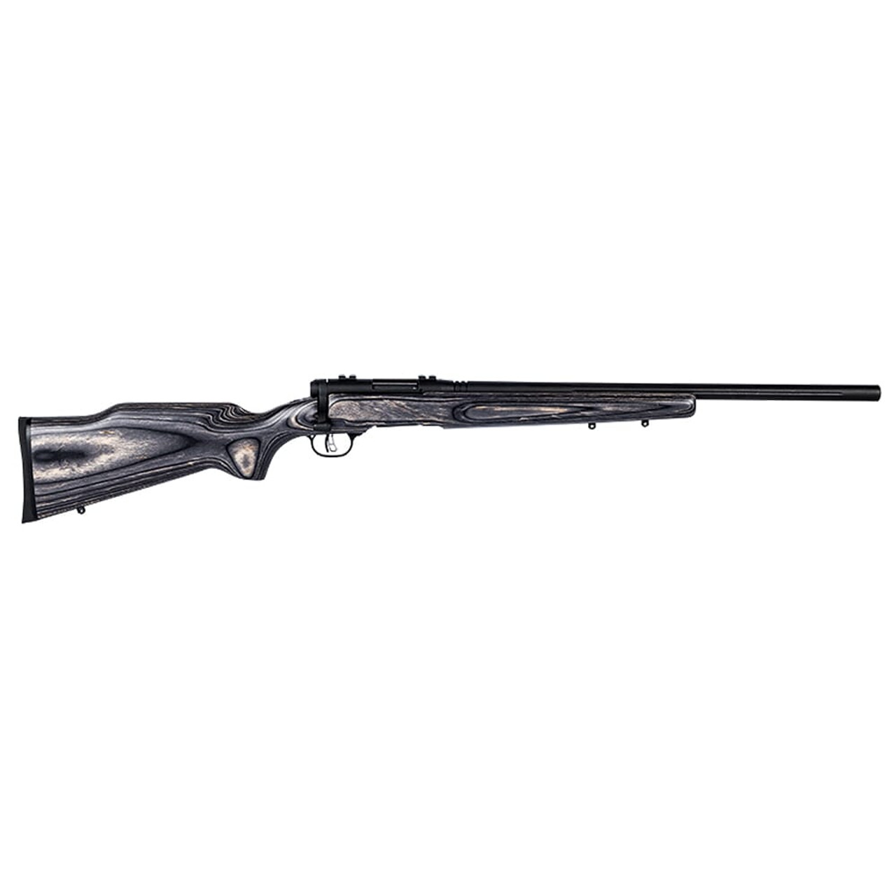 Savage Arms B.Mag Beavertail .17 WSM 22" 1:8" Bbl Gray Laminate BA Rifle w/(1) 8rd Mag & Varmint Beavertail Stock 96970