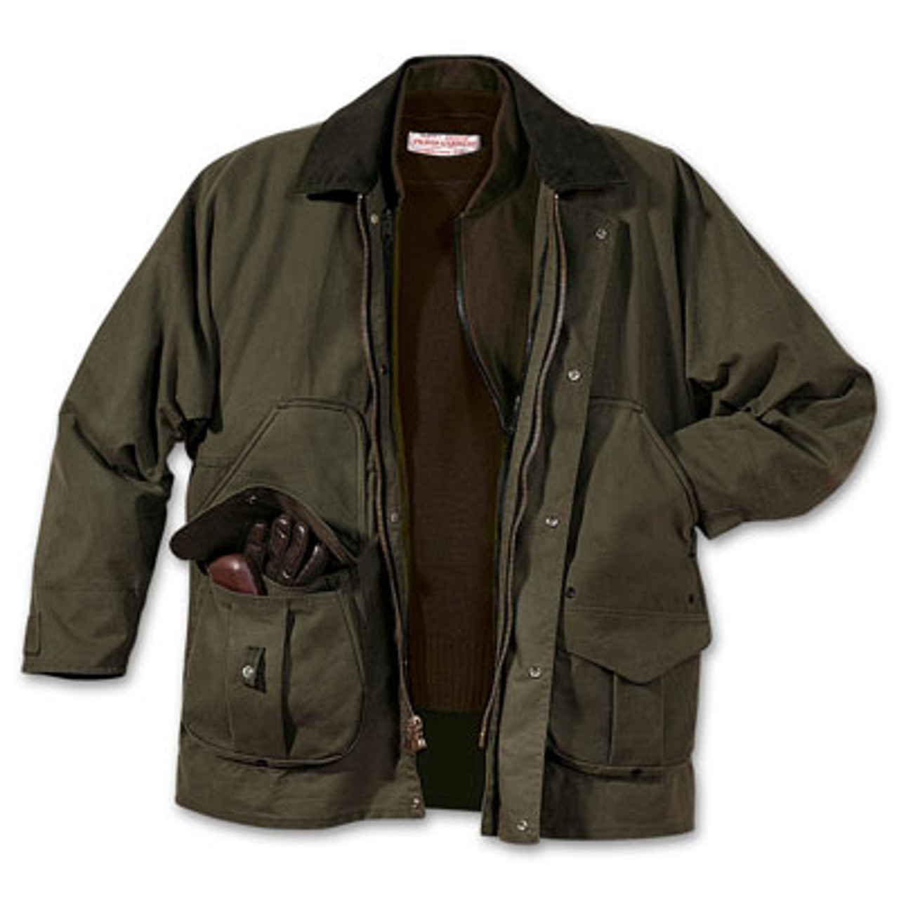 Filson SM Otter Green Shelter Cloth Outfitter Coat 10015