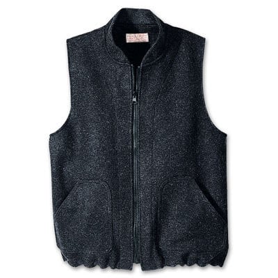 Filson SM Charcoal Mackinaw Wool Vest Liner FIL-10033-CH
