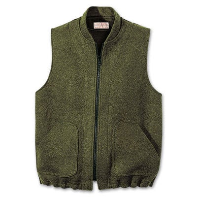 Filson SM Green Mackinaw Wool Vest Liner FIL-10033-FG