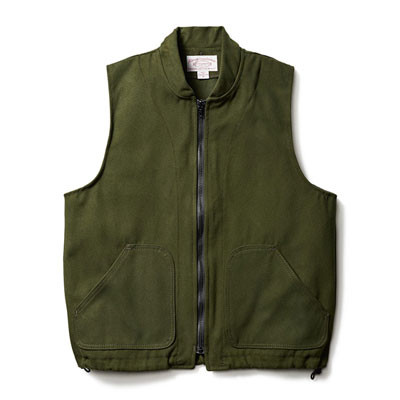 Filson Moleskin Vest/Liner DarkOlive XS FCO-009863 FIL-10035-DarkOlive-XS