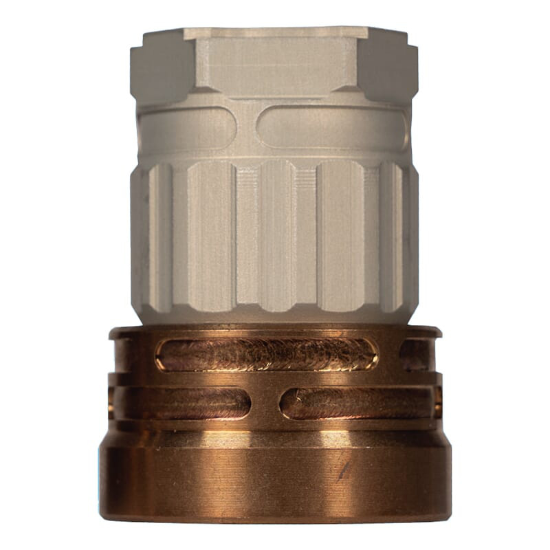 Q, LLC. Erect9r Threeway Tri Lug Clear Anodized Mount ACC-E9-MOUNT-TRILUG-CLEAR