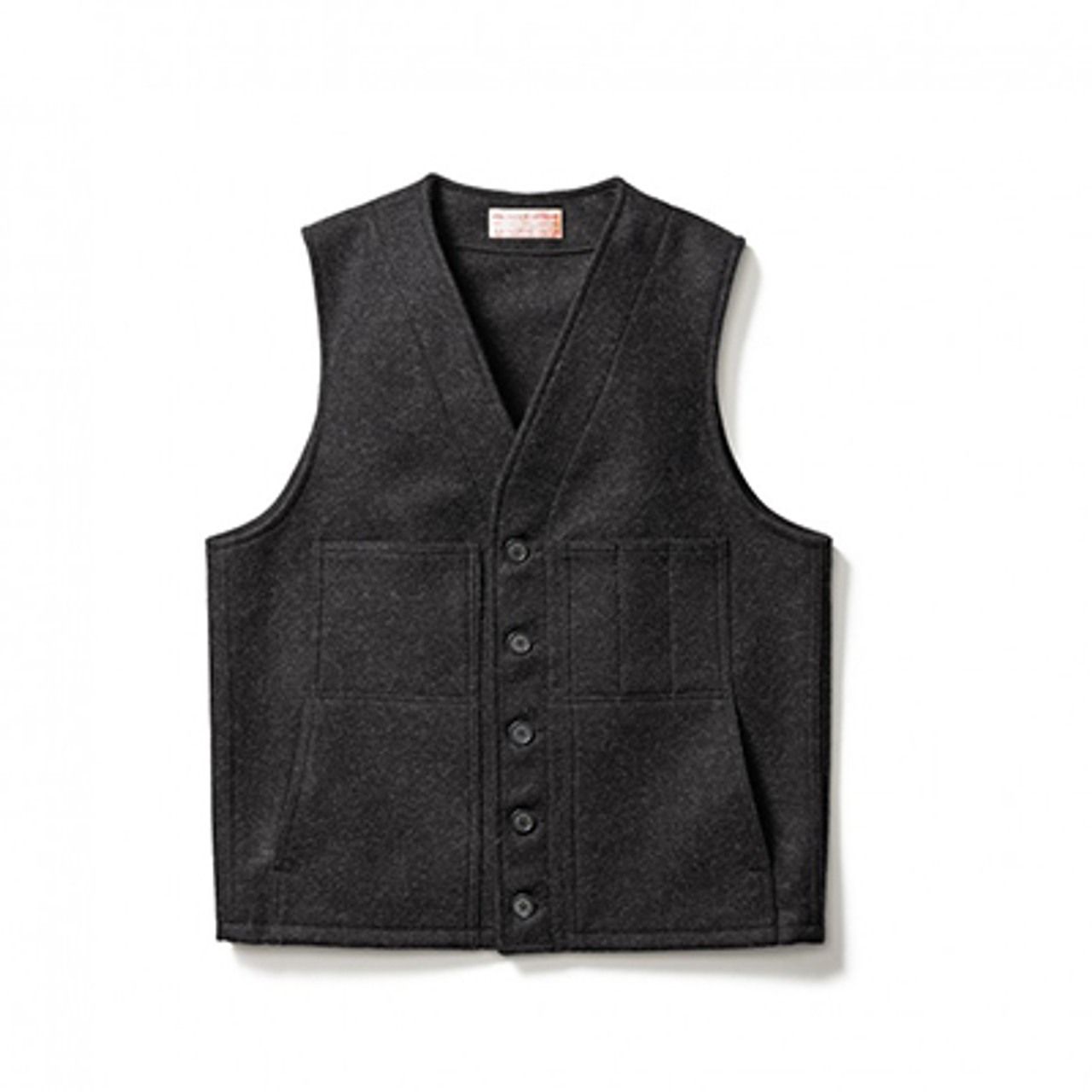 Filson Mackinaw Wool Vest Charcoal XL FCO-011294 FIL-10055-Charcoal-XL