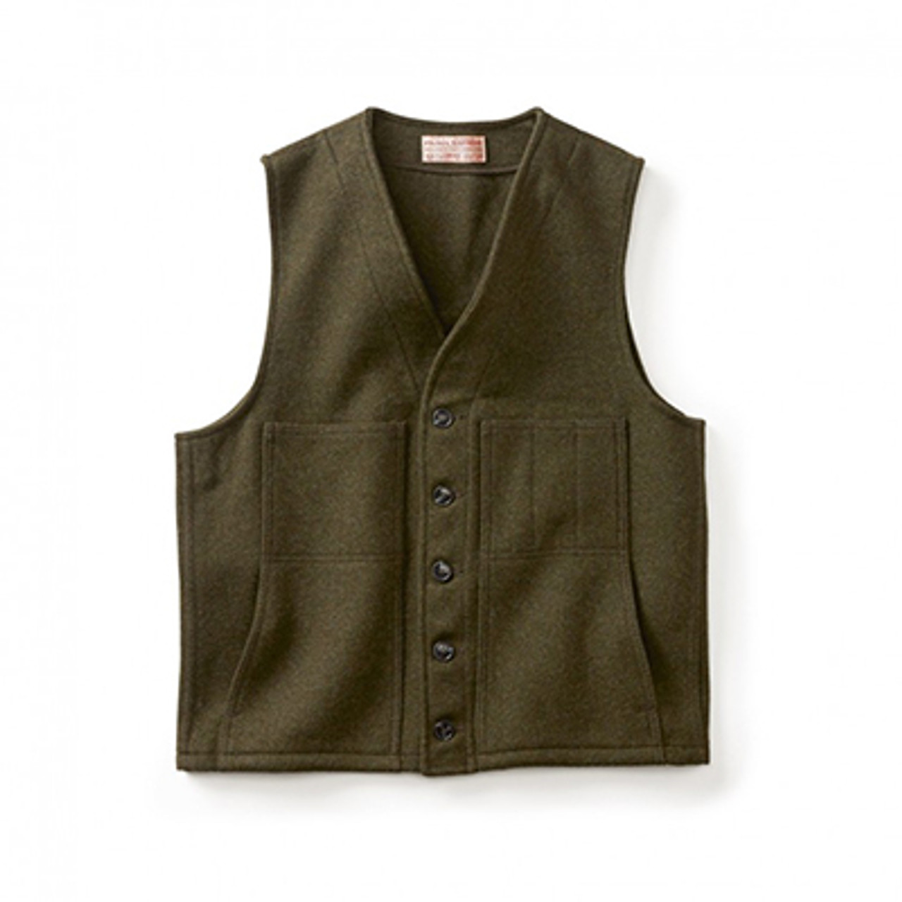Filson Mackinaw Wool Vest ForestGrn M FCO-011576 FIL-10055-ForestGrn-M