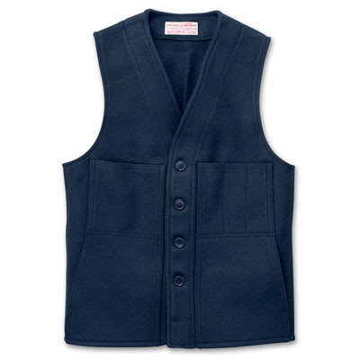 Filson Mackinaw Wool Vest Navy 44 10055
