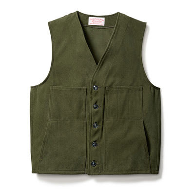 Filson Moleskin Vest Dark Green 46 10059