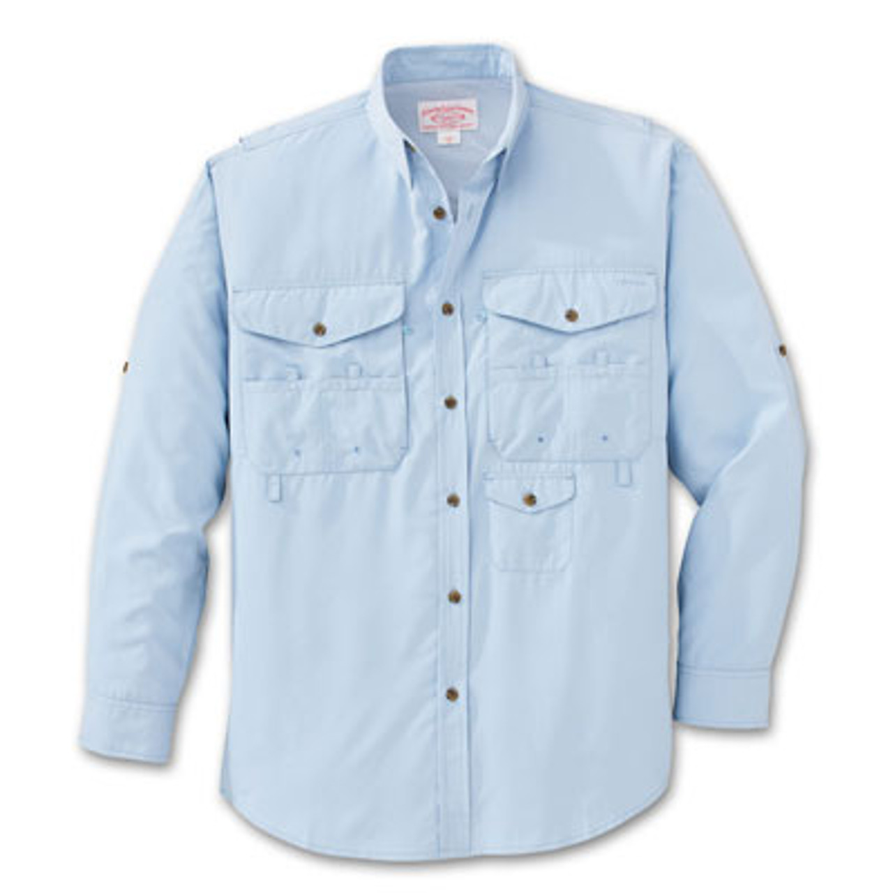 Filson SM Blue Islamorada Fishing Shirt FIL-10379-LB