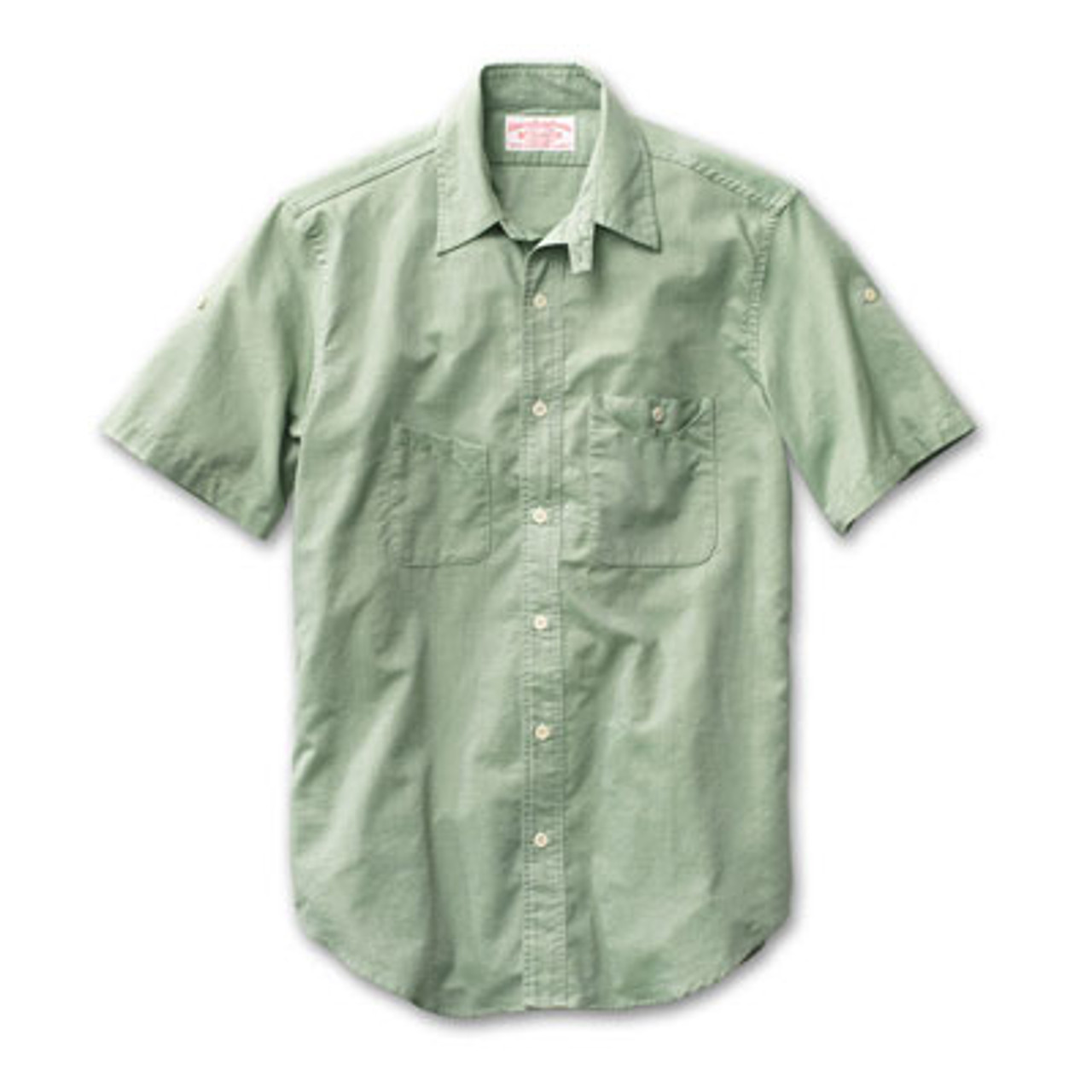 Filson Mens XS Wild Grass Short Sleeve Scout Shirt 10384-GW