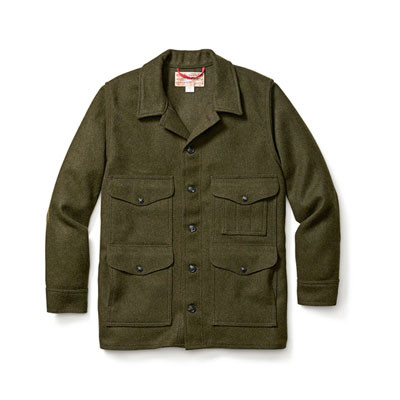 Filson Wool Mackinaw Cruiser Forest Green XS 10400