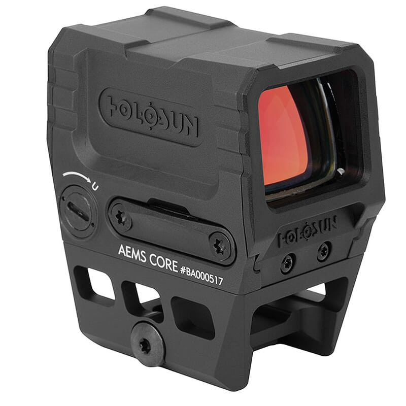 Holosun AEMS CORE Red 2 MOA Dot Micro Reflex Sight w/ Shake Awake AEMS-CORE-110101