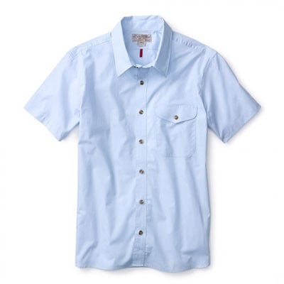 Filson S/S Feather Cloth Shirt Light Blue XL 10491