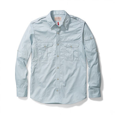 Filson Magnum Vented Bush Shirt Sky Blue 2XL 10583