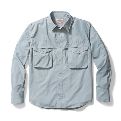 Filson Angler Shirt Stone Blue 2XL 10605
