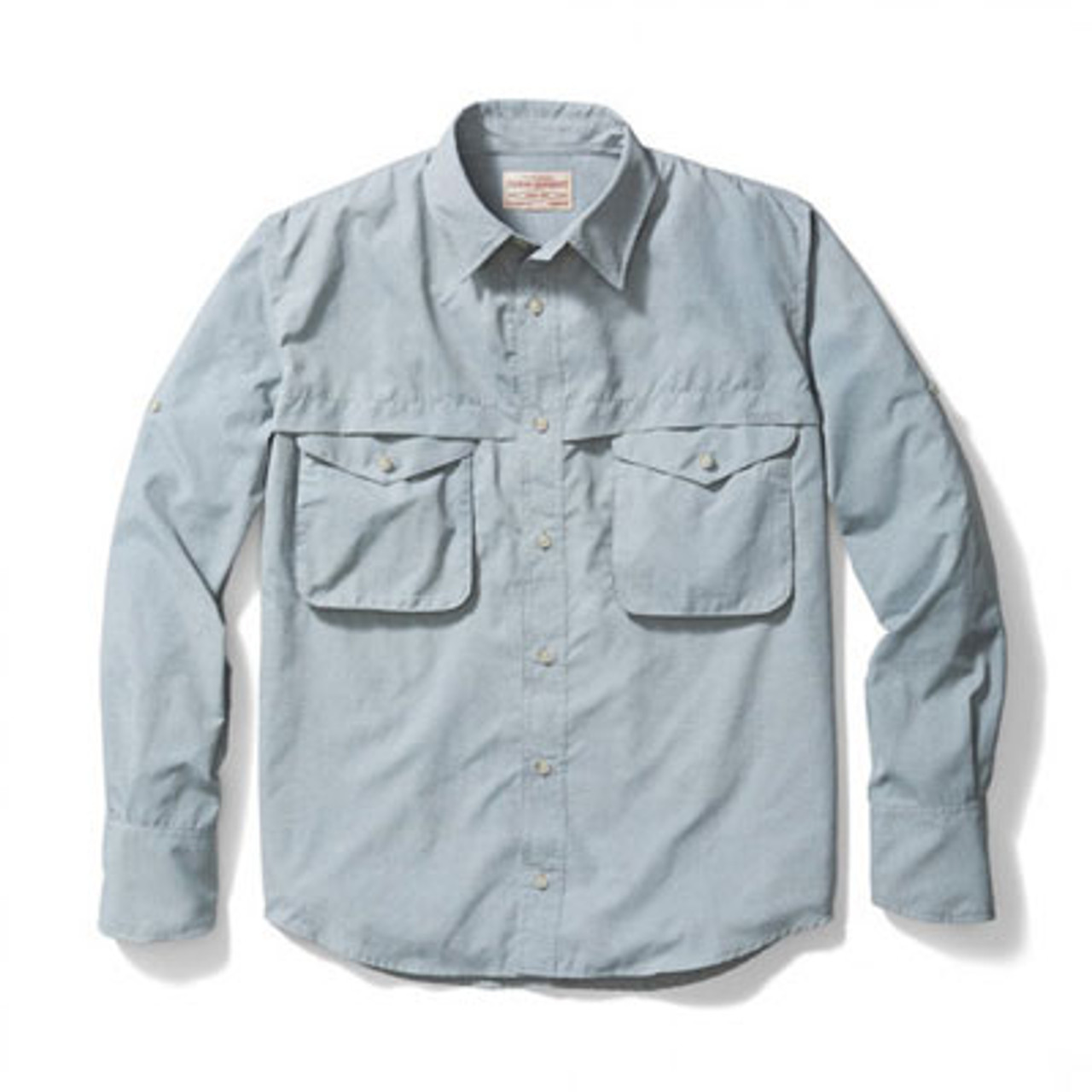 Filson Angler Shirt Stone Blue LG 10605