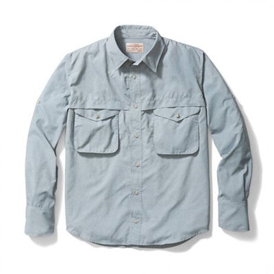 Filson Angler Shirt Stone Blue SM 10605