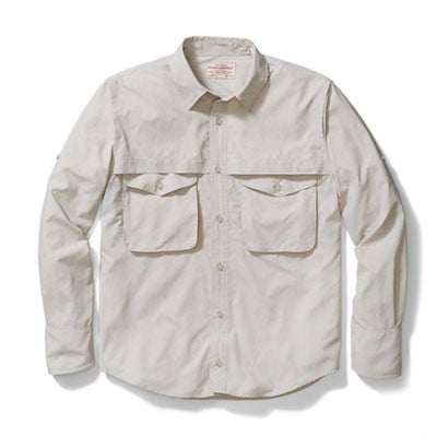 Filson Angler Shirt Desert Tan LG 10605