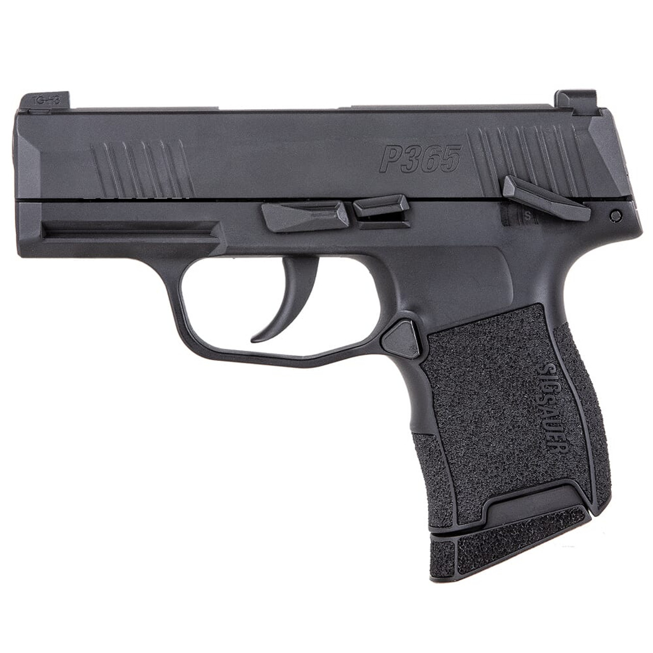 Sig Sauer P365 Air 4.5mm Cal CO2 Steel BB Gun w/(1) 20rd BB Mag, Full Blowback Metal Slide & Green Hi-Viz 3-Dot Fixed Sights AIR-P365-BB