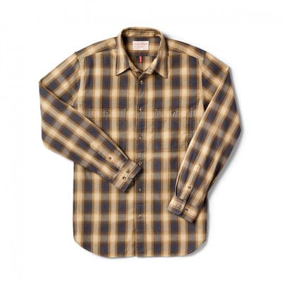 Filson Wildwood Shirt Navy Dune LG 10684