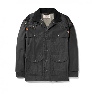 Filson Lt Wt Dry Cloth Cruiser Black S FCO-003888 FIL-10713-Black-S
