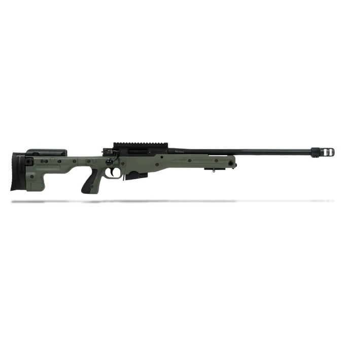 Accuracy International AT .308 Win. Green Rifle w/ 24" Barrel & Fixed Stock