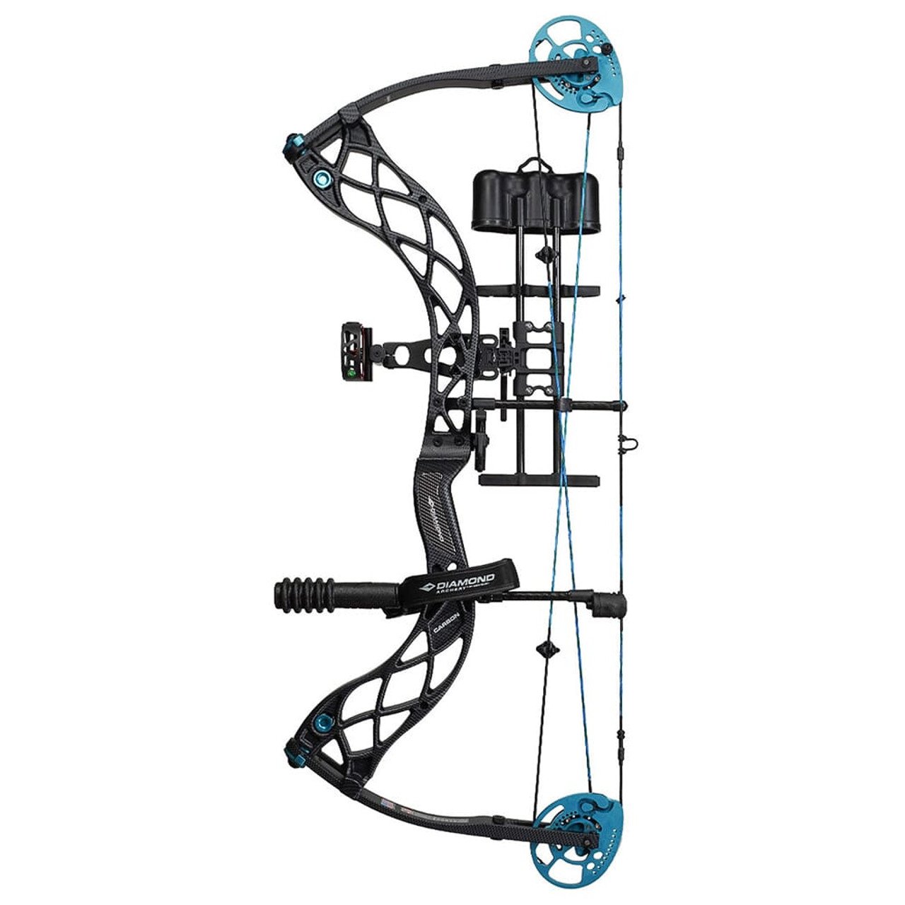 Diamond Archery Carbon Knockout RH 50# Black RAK EQ Bow B13384