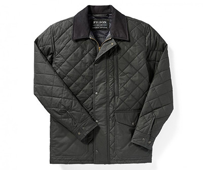Filson Quilted Mile Marker NavyGrey M FCO-014375 FIL-10773-NavyGrey-M|FIL-10773-NavyGrey-M