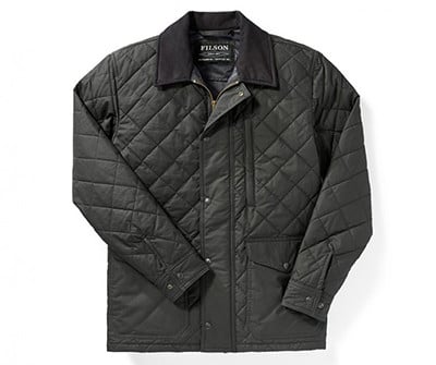 Filson Quilted Mile Marker NavyGrey S FCO-014374 FIL-10773-NavyGrey-S|FIL-10773-NavyGrey-S