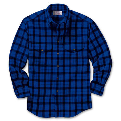 Filson SM Blue/Black Alaskan Guide Shirt 12006-BB