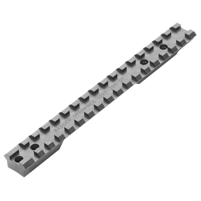 Badger Ordnance Picatinny Rail Long action, with #8-40 screws 306
