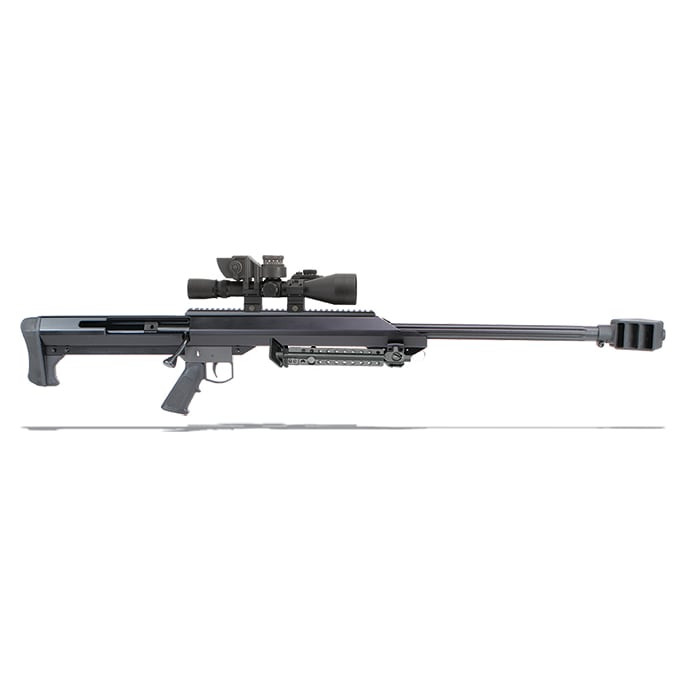 Barrett M99 50 BMG Black 29" Leupold Mark 4 M1, BORS, Rings 13144