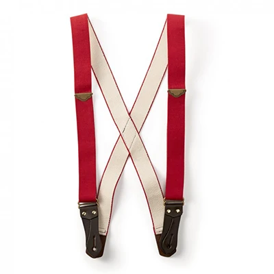Filson Tab Suspenders Red Long FCO-006120 FIL-30079-Red-Long