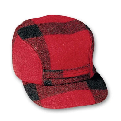 Filson XL Red/Black Mackinaw Cap 60040