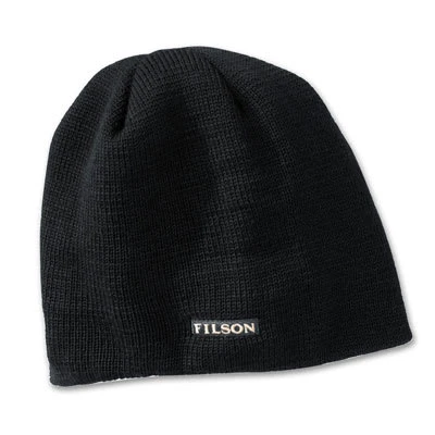 Filson Black Wool Skull Cap 60199