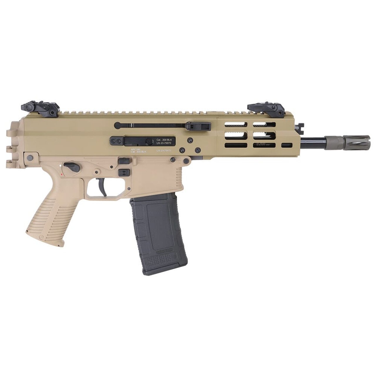 B&T APC300 PRO .300 BLK Coyote Tan Pistol BT-361660-CT