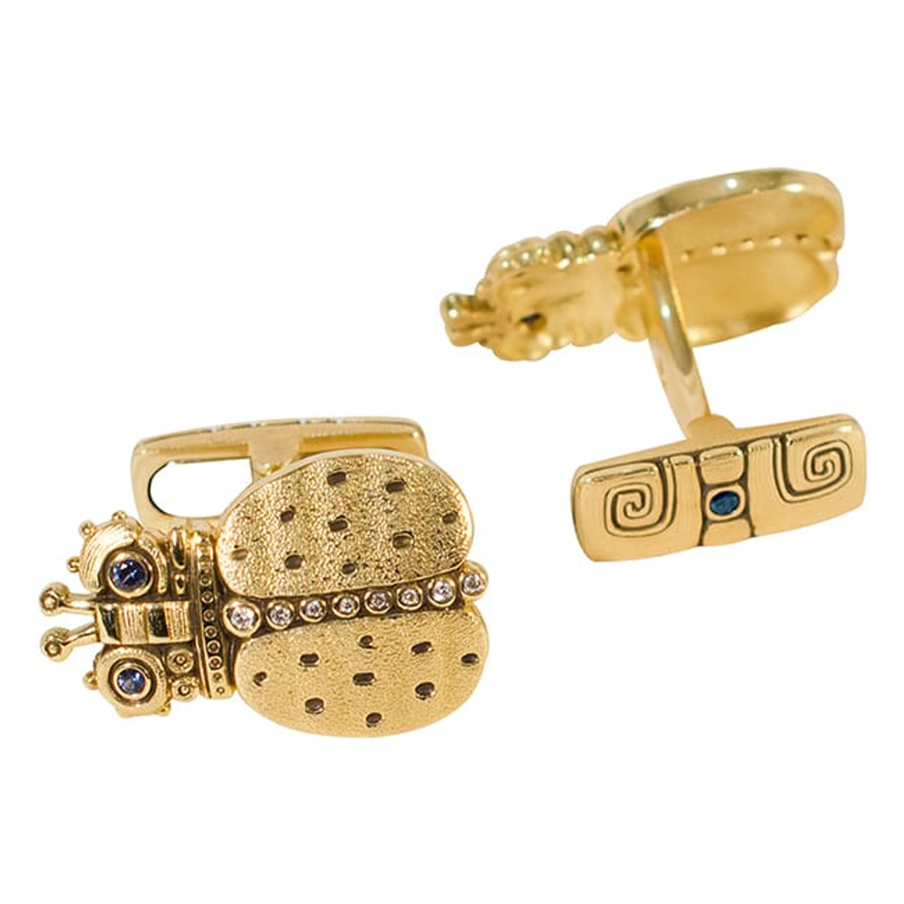 Alex Sepkus "Entomology V-Skeptical Beetle" Cufflinks C-25