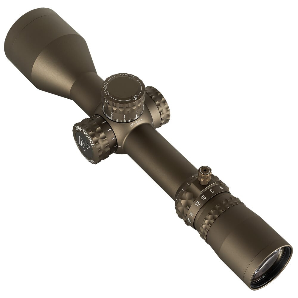 Nightforce NX8 2.5-20x50mm F1 ZeroStop .1 MRAD DigIllum PTL