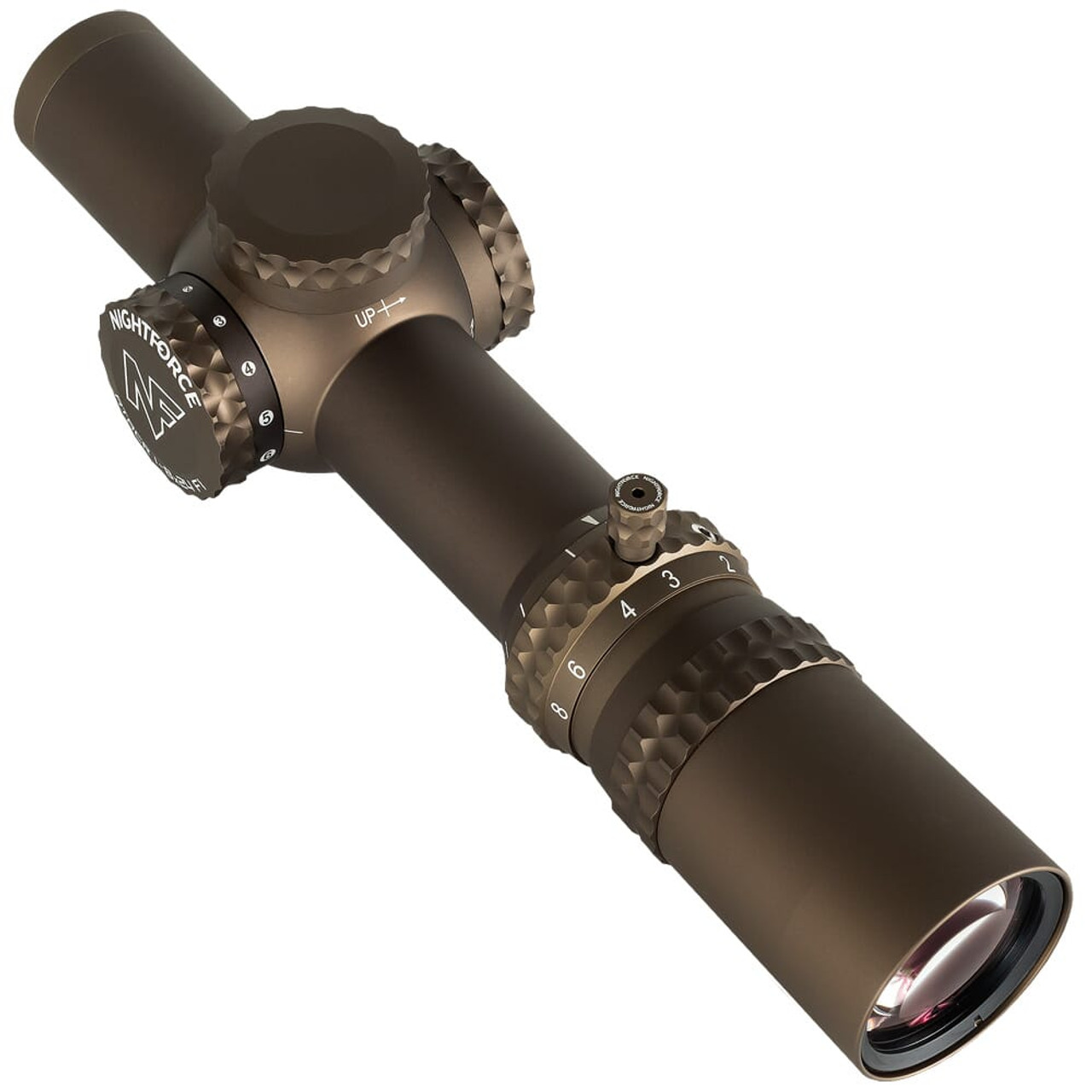 Nightforce ATACR 1-8X24mm F1 .1 MRAD NVD PTL FC-DMX Dark Earth Riflescope C672