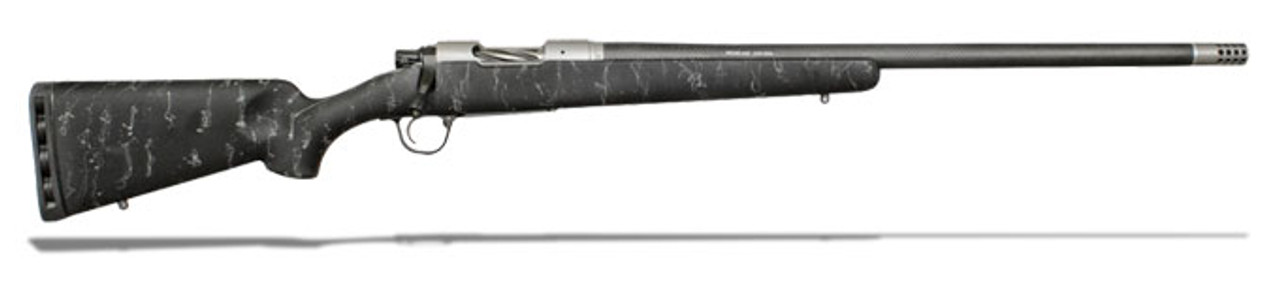 Christensen Arms 300 Win Mag 26In 1/10 Fiberglass W/Carbon Sporter Black W/Gray Webbing Stock CA10260-215411