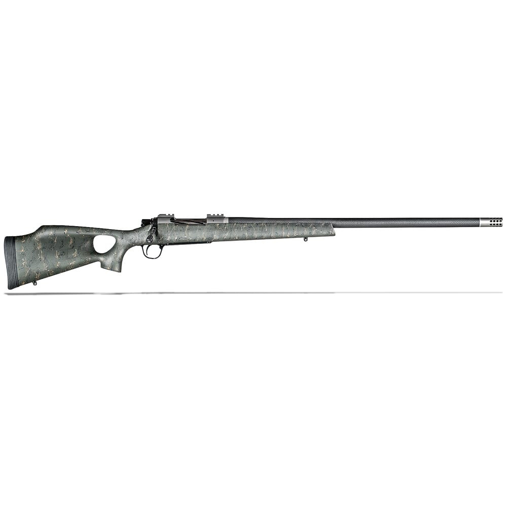 Christensen Arms Summit Ti-TH .300 Win Mag 26" Thumbhole Green W/Black And Tan Webbing Rifle CA10269-215423