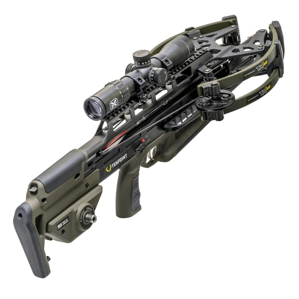 TenPoint TRX515 Moss Green Crossbow w/ACUslide MAXX & EVO-X Elite