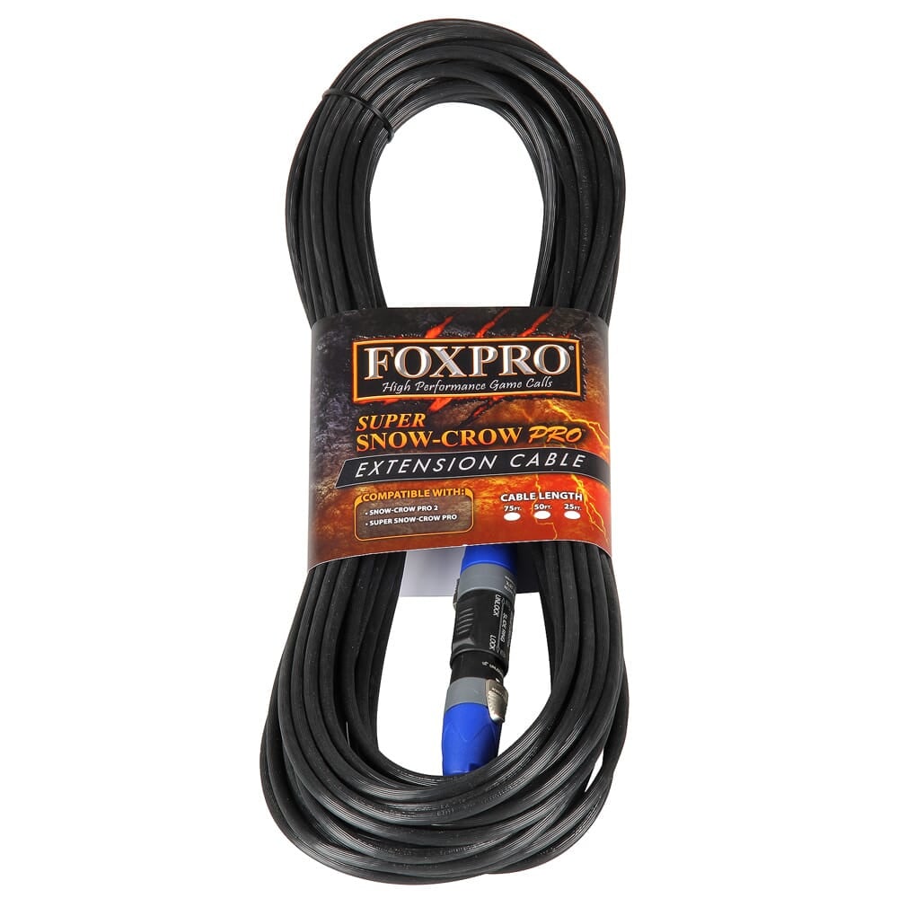 FOXPRO 50ft Super Snow Crow Pro/Pro 2 Speaker Extension Cable CBL-50FT-SCP2-SSCP