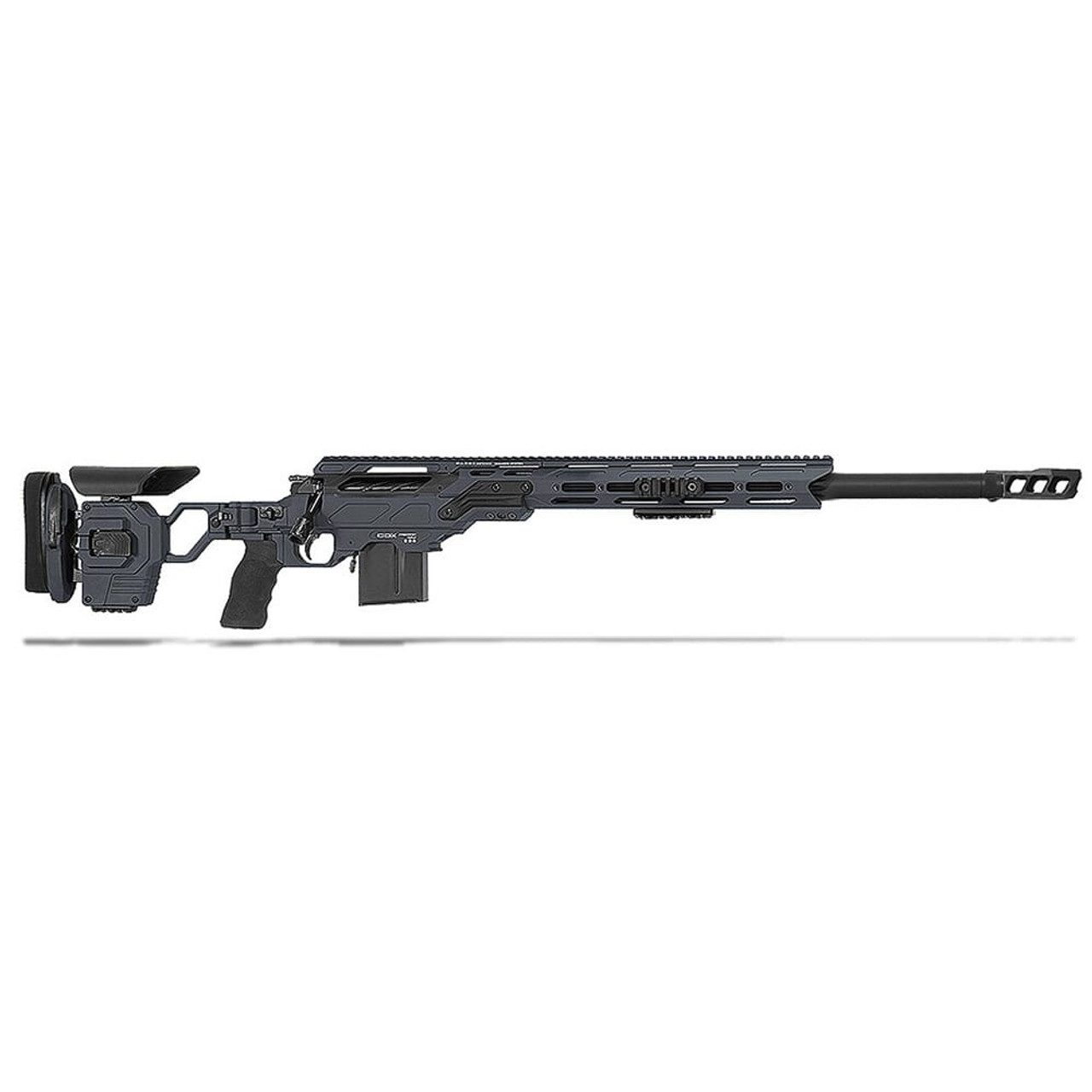 Cadex Defense CDX-30 LITE 6.5 Creedmoor 24" 1:8" Bbl Hybrid Gry/Blk Rifle w/MX1 MB CDX30-LITE-6.5-24-BR20-D2B1N-HGB