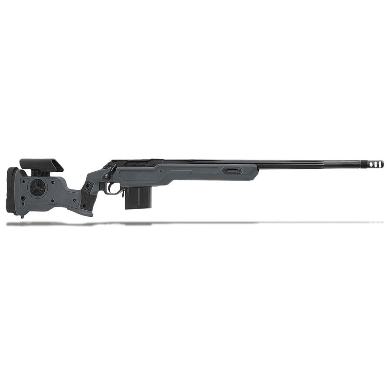 Cadex Defense CDX-R7 SHP SA .308 Win 24" 1:11.25" Bbl Integrated Stock Hybrid Gry/Blk Rifle w/MX2 ST MB CDXR7-SDOG-308-24-CI20-D1F1N-HGB