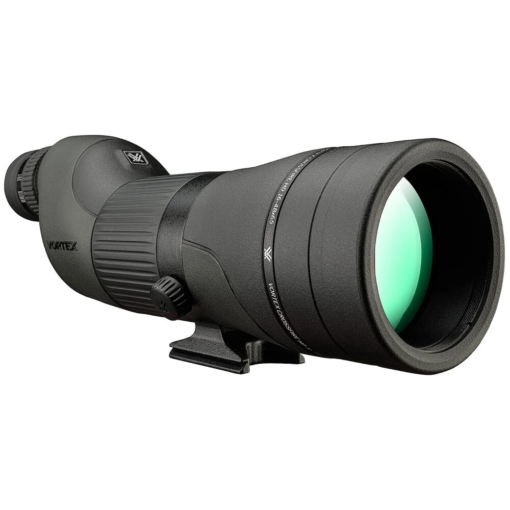 Vortex Crossfire HD 16-48x65mm Straight Spotting Scope w/Neoprene Case, Lens Covers, Lens Cloth CF-65S