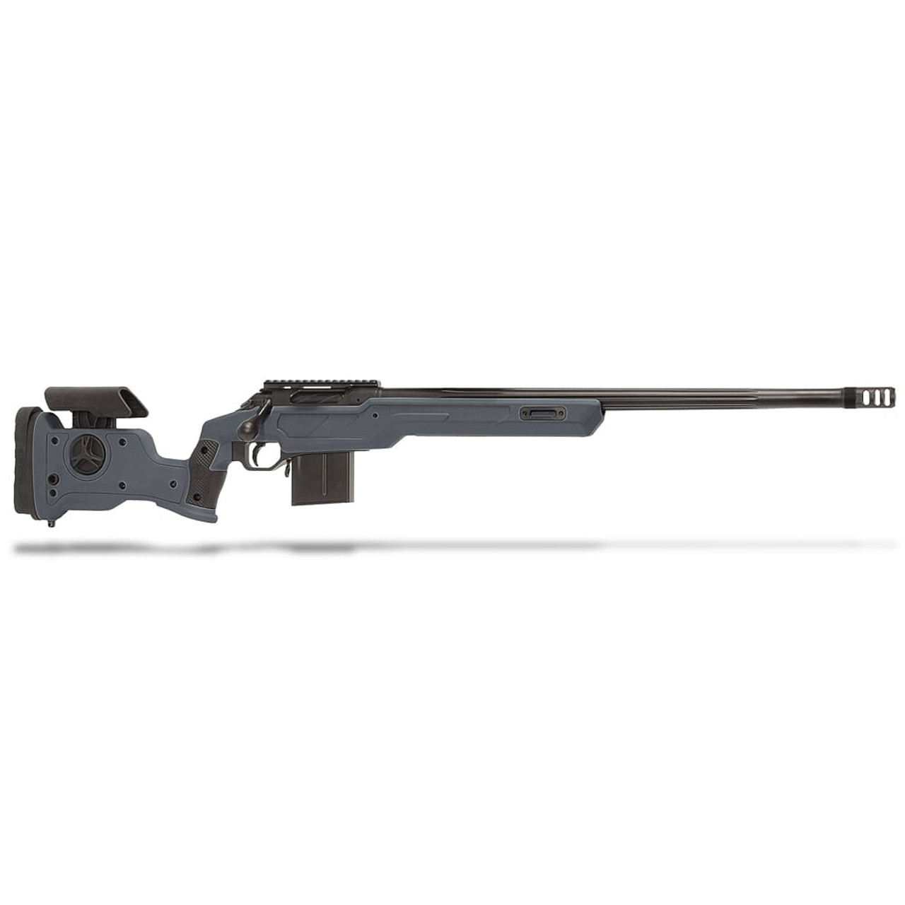 Cadex Defense CDX-R7 SHP LA .338 Lapua Mag 27" 1:9.5" Bbl Integrated Stock Hybrid Gry/Blk Rifle w/MX2 ST MB CDXR7-SHPD-338-27-CI30-D1D3N-HGB